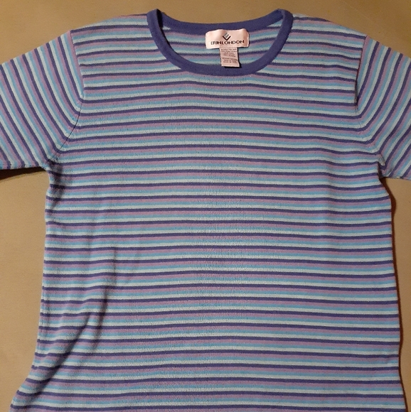 Stripped light knit top - Picture 2 of 3